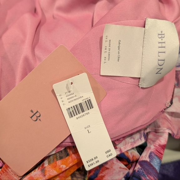 BHLDN Isabel Halter Ruffle Chiffon Maxi Dress - Picture 3 of 3